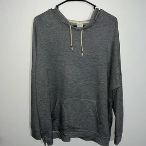 Tresics Oversized T-Shirt Hoodie Size M - Light Gray